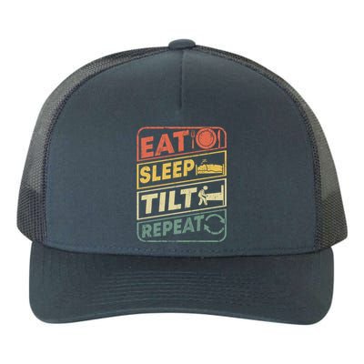 Eat Sleep Tilt Repeat Retro Game Lover Design Arcade Pinball Gift Yupoong Adult 5-Panel Trucker Hat