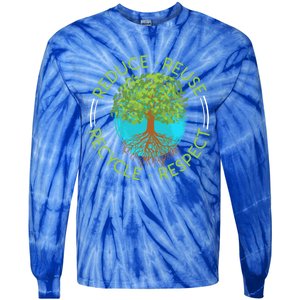 Environtalist Save The Earth Environtal Love Recycling Gift Tie-Dye Long Sleeve Shirt