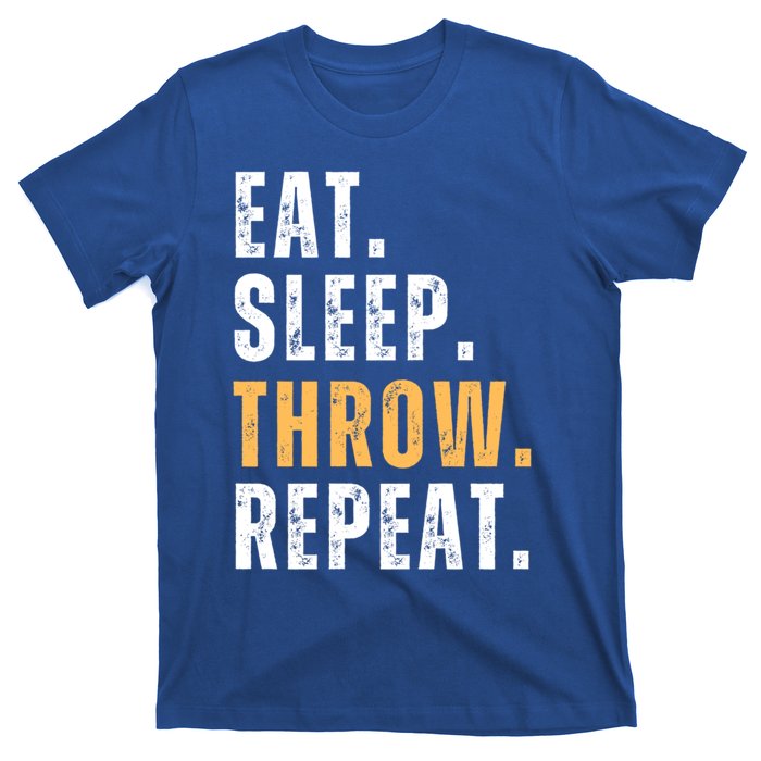 Eat Sleep Throw Repeat Retro Ultimate Frisbee Gift T-Shirt