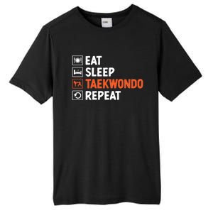 Eat Sleep Taekwondo Repeat Martial Arts Tkd Cool Gift Tall Fusion ChromaSoft Performance T-Shirt