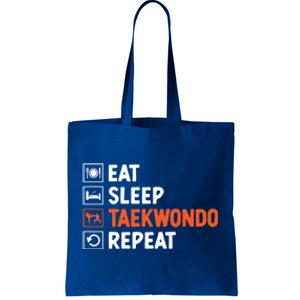 Eat Sleep Taekwondo Repeat Martial Arts Tkd Cool Gift Tote Bag