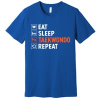 Eat Sleep Taekwondo Repeat Martial Arts Tkd Cool Gift Premium T-Shirt