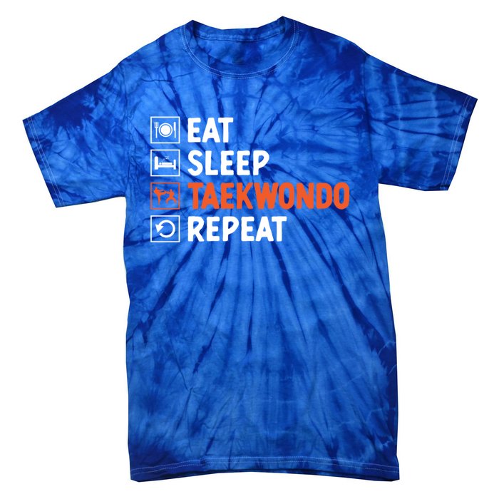 Eat Sleep Taekwondo Repeat Martial Arts Tkd Cool Gift Tie-Dye T-Shirt