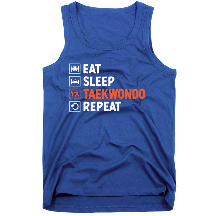 Eat Sleep Taekwondo Repeat Martial Arts Tkd Cool Gift Tank Top