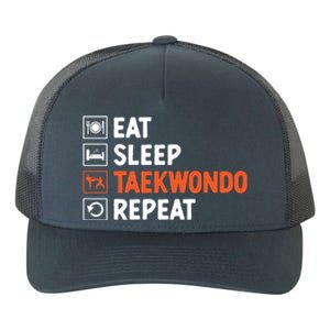 Eat Sleep Taekwondo Repeat Martial Arts Tkd Cool Gift Yupoong Adult 5-Panel Trucker Hat