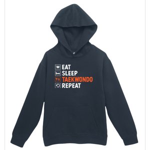 Eat Sleep Taekwondo Repeat Martial Arts Tkd Cool Gift Urban Pullover Hoodie