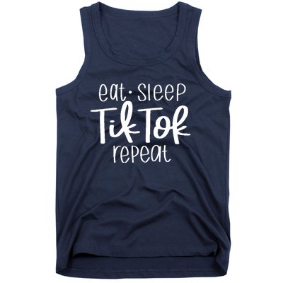 Eat Sleep Tiktok Repeat Tank Top