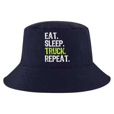 Eat Sleep Truck Repeat Trucker Driver Funny Cool Comfort Performance Bucket Hat