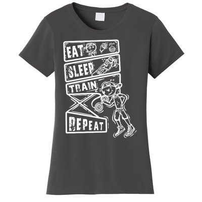 Eat Sleep Train Repeat Women's T-Shirt