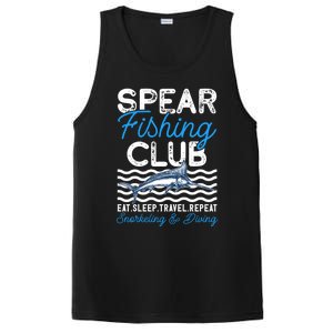 Eat Sleep Travel Repeat Activity Spearfishing Cool Gift PosiCharge Competitor Tank