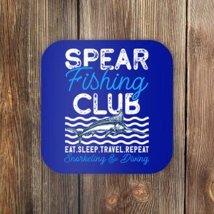 Eat Sleep Travel Repeat Activity Spearfishing Cool Gift Coaster