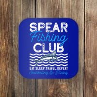 Eat Sleep Travel Repeat Activity Spearfishing Cool Gift Coaster