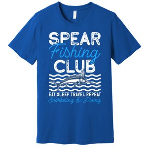 Eat Sleep Travel Repeat Activity Spearfishing Cool Gift Premium T-Shirt