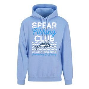 Eat Sleep Travel Repeat Activity Spearfishing Cool Gift Unisex Surf Hoodie