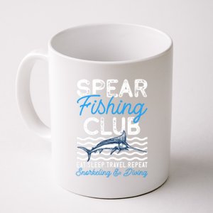 Eat Sleep Travel Repeat Activity Spearfishing Cool Gift Coffee Mug