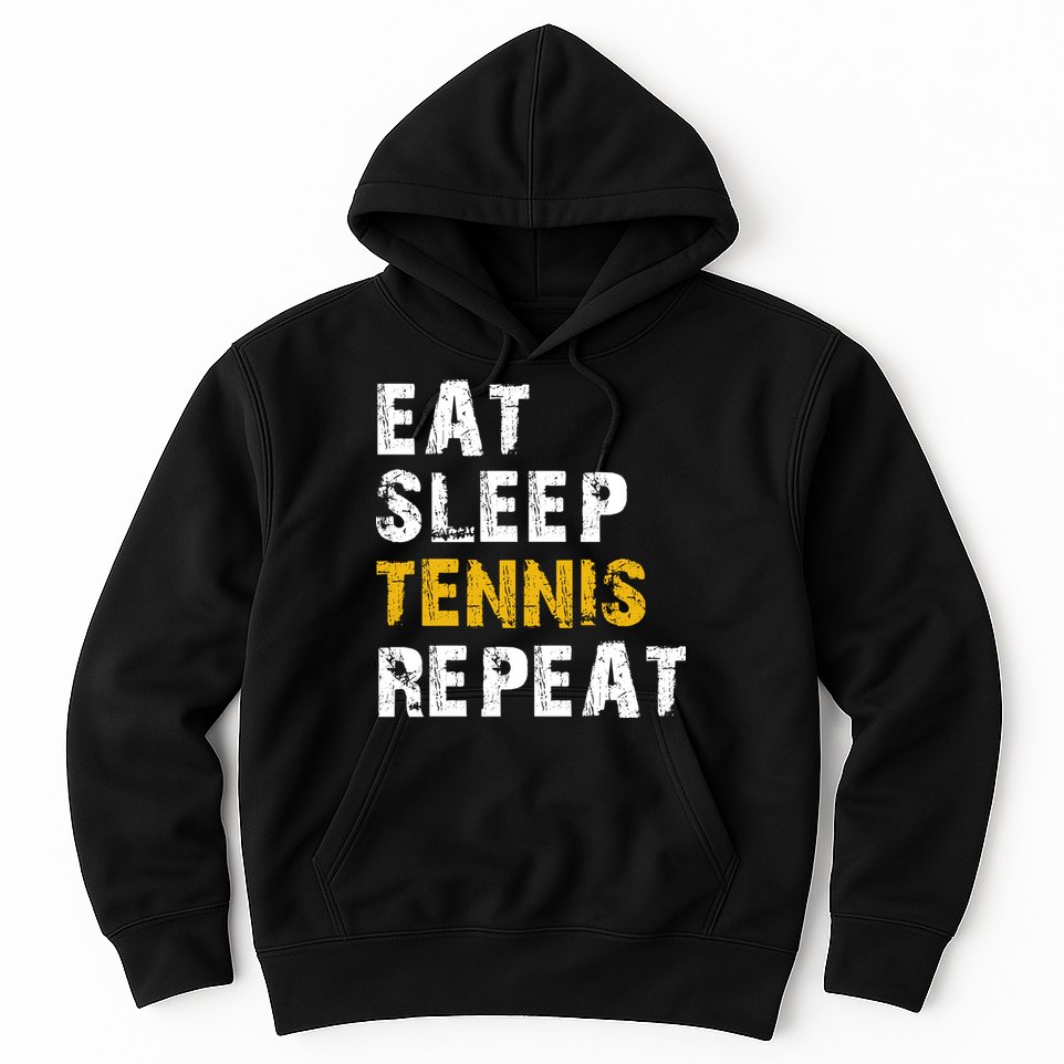 Eat Sleep Tennis Repeat Hoodie