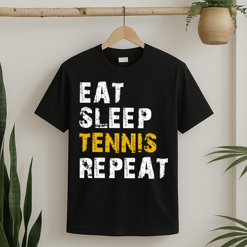 Eat Sleep Tennis Repeat T-Shirt