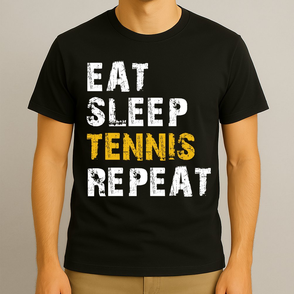 Eat Sleep Tennis Repeat T-Shirt
