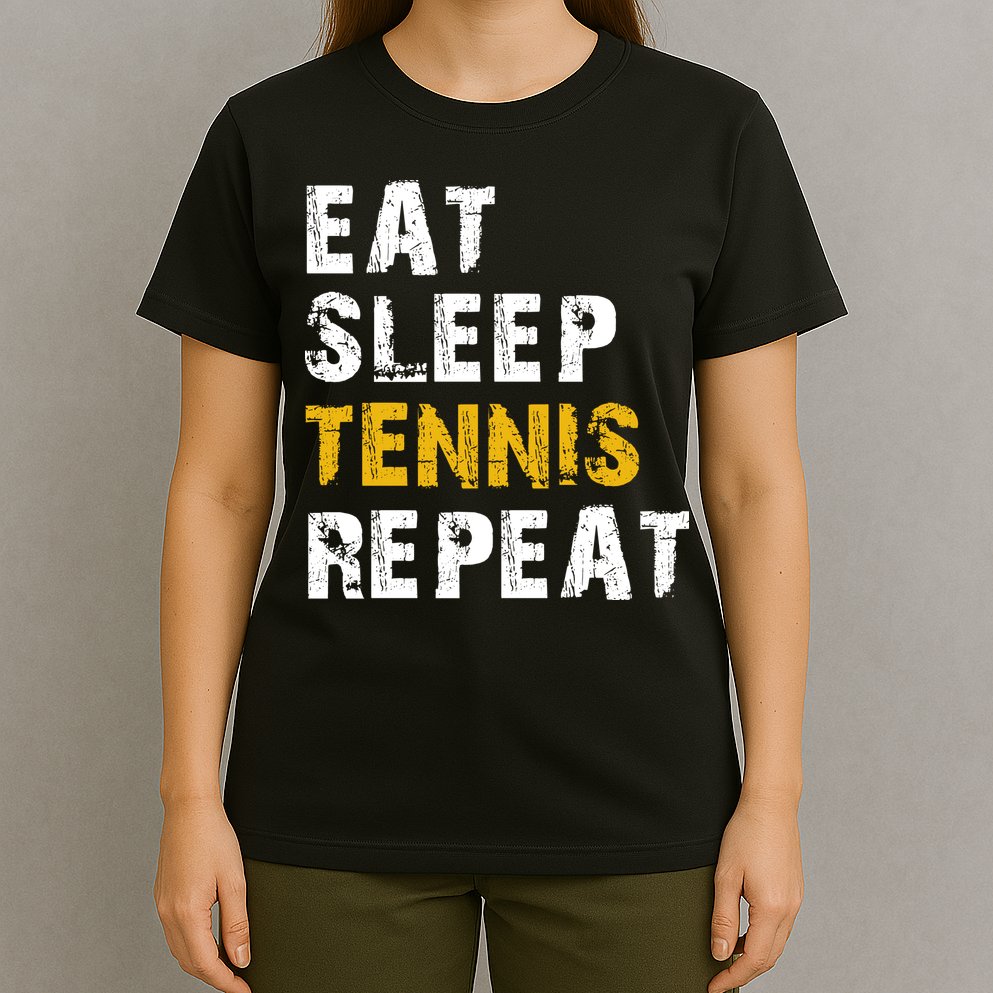 Eat Sleep Tennis Repeat T-Shirt