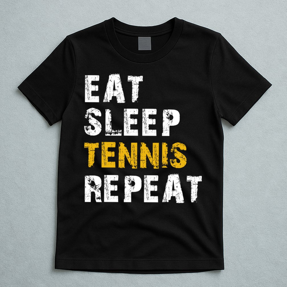 Eat Sleep Tennis Repeat T-Shirt