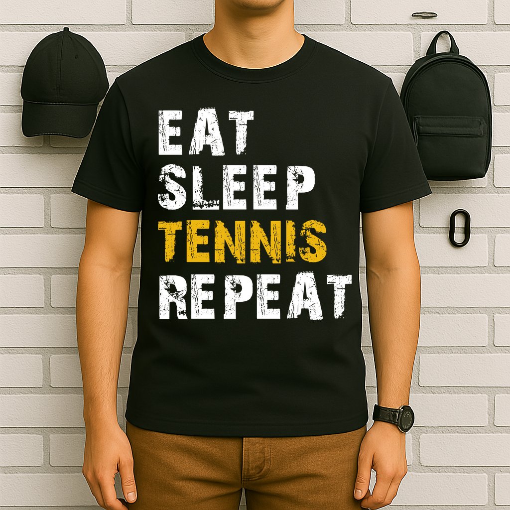 Eat Sleep Tennis Repeat T-Shirt