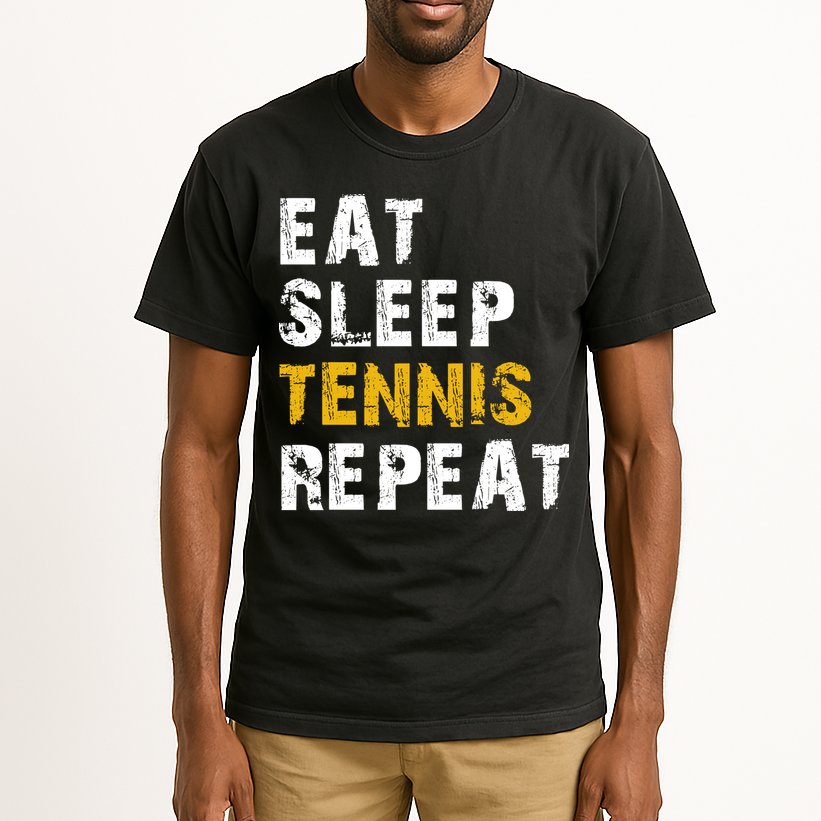 Eat Sleep Tennis Repeat Tall T-Shirt