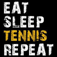 Eat Sleep Tennis Repeat 16 in Basic Backpack