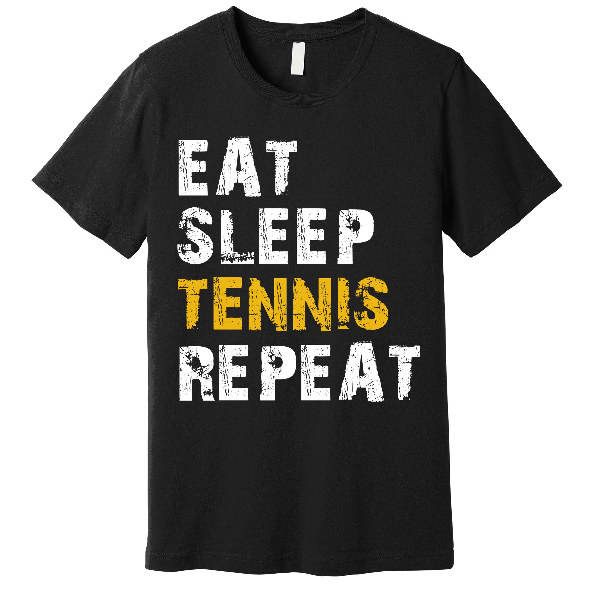Eat Sleep Tennis Repeat Premium T-Shirt