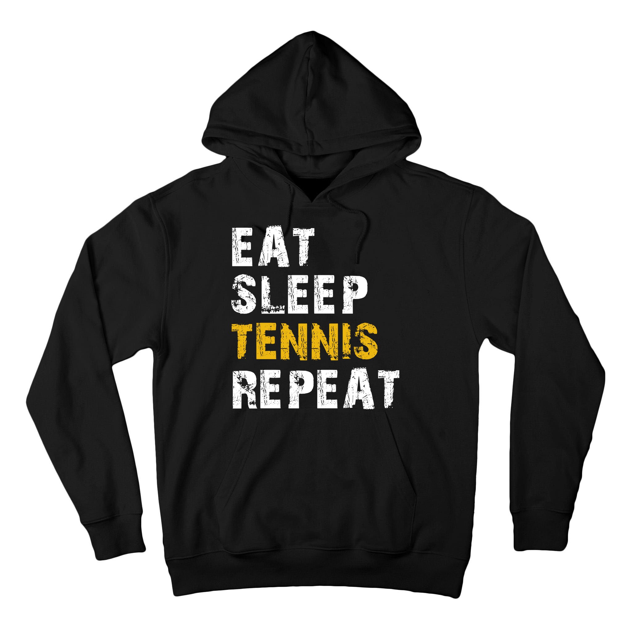 Eat Sleep Tennis Repeat Tall Hoodie