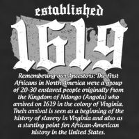 Established 1619 African American History US Map Cool Comfort Performance Bucket Hat