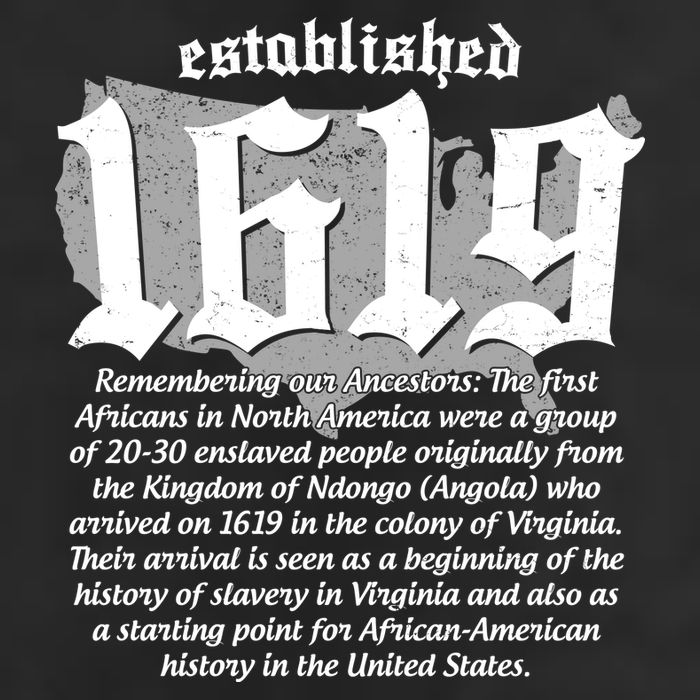 Established 1619 African American History US Map Cool Comfort Performance Bucket Hat