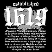 Established 1619 African American History US Map Flatbill Hat