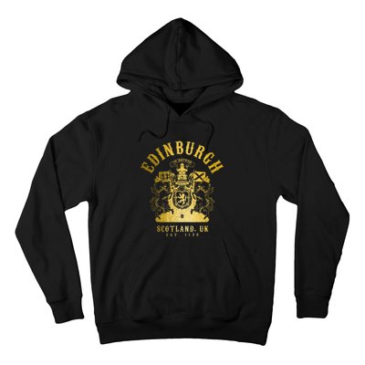 Edinburgh Scotland Uk Vintage Scottish Hoodie