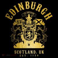 Edinburgh Scotland Uk Vintage Scottish Hoodie