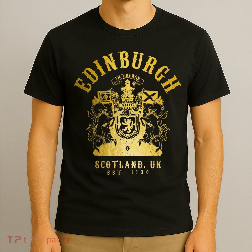 Edinburgh Scotland Uk Vintage Scottish T-Shirt
