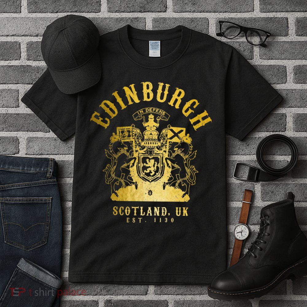 Edinburgh Scotland Uk Vintage Scottish Tall T-Shirt