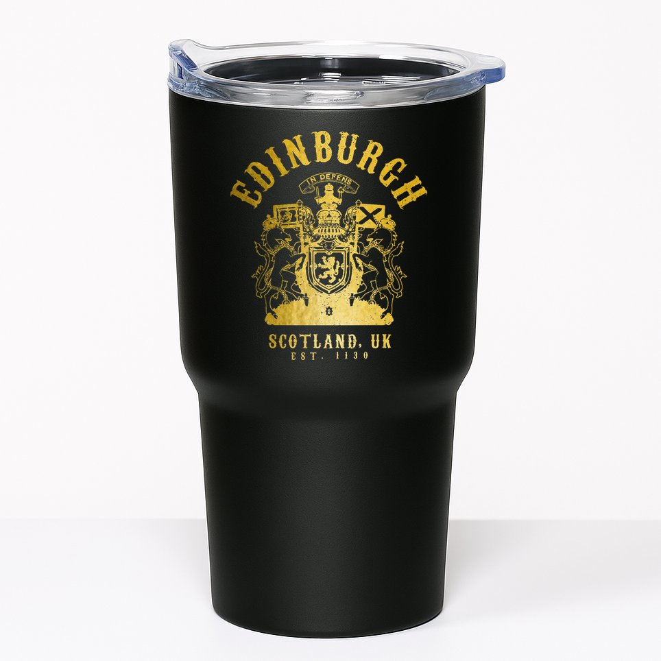 Edinburgh Scotland Uk Vintage Scottish Tumbler