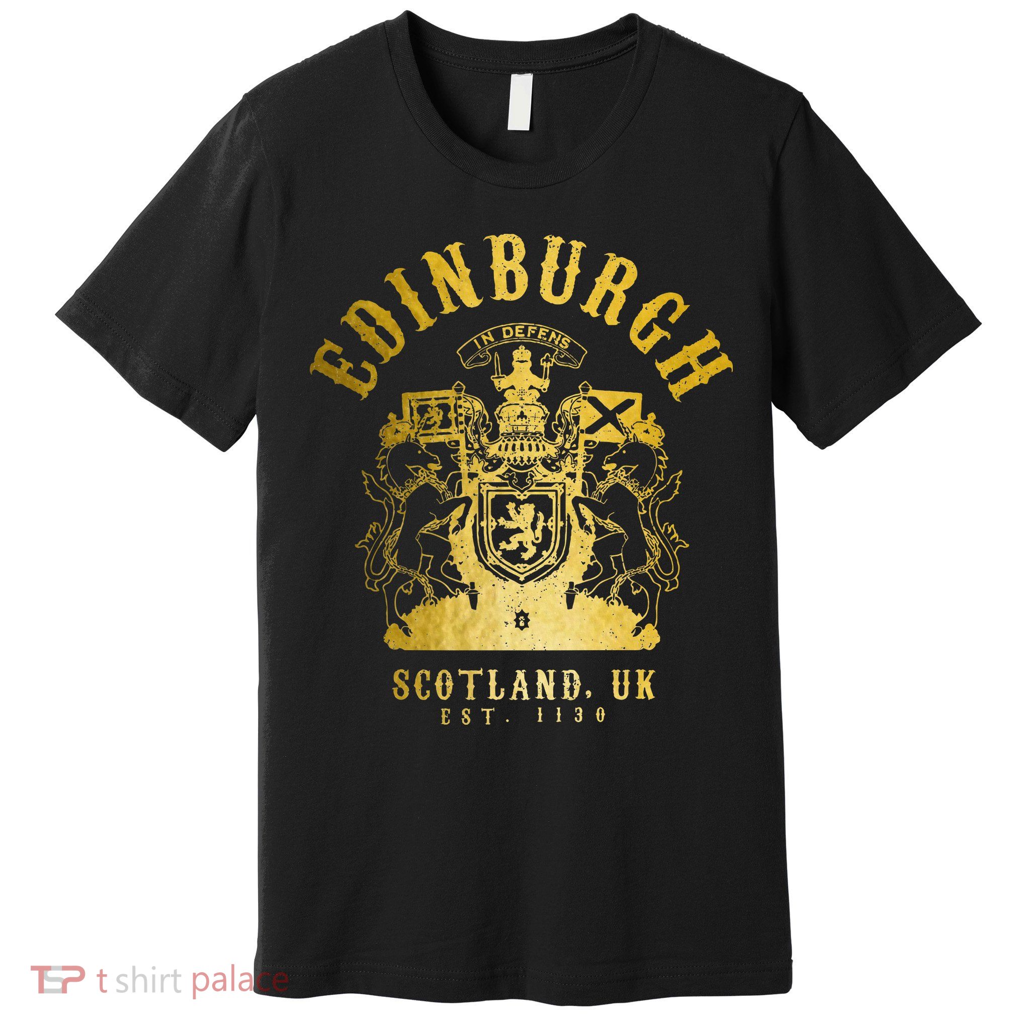 Edinburgh Scotland Uk Vintage Scottish Premium T-Shirt