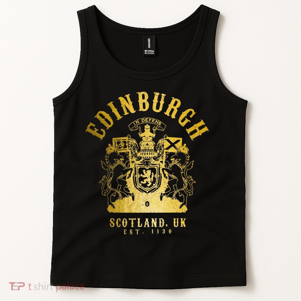 Edinburgh Scotland Uk Vintage Scottish Tank Top
