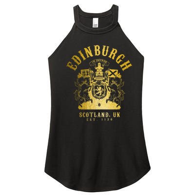 Edinburgh Scotland Uk Vintage Scottish Women’s Perfect Tri Rocker Tank