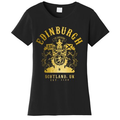 Edinburgh Scotland Uk Vintage Scottish Women's T-Shirt