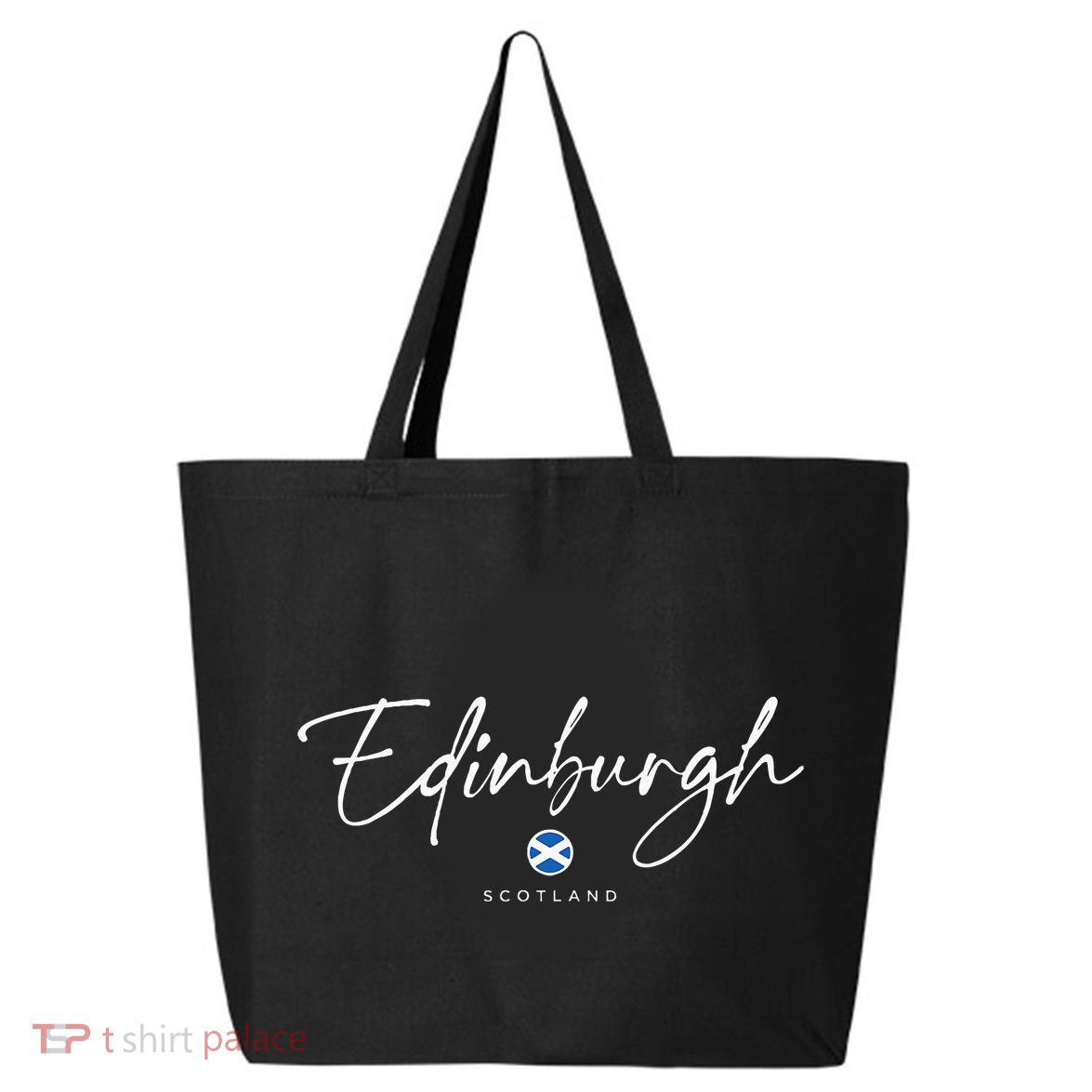 Edinburgh Scotland United Kingdom Uk Flag 25L Jumbo Tote
