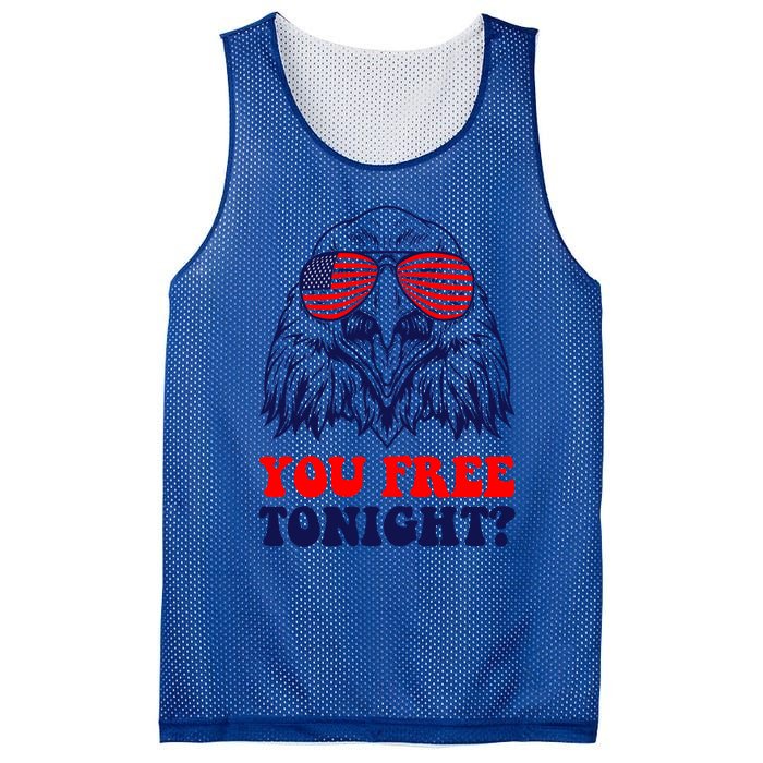 Eagle Sunglasses Usa Patriotic American You Free Tonight Gift Mesh Reversible Basketball Jersey Tank