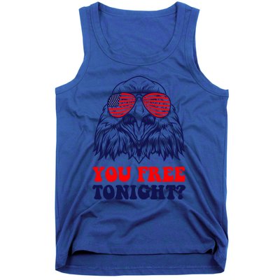 Eagle Sunglasses Usa Patriotic American You Free Tonight Gift Tank Top