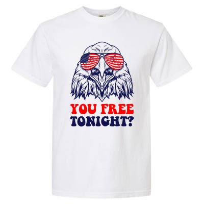 Eagle Sunglasses Usa Patriotic American You Free Tonight Gift Garment-Dyed Heavyweight T-Shirt