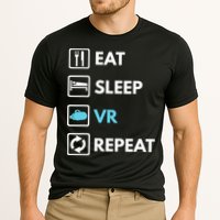 Eat Sleep Vr Repeat Funny Vr Gamer Boy Vr Athlete Cooling Performance Crew T-Shirt