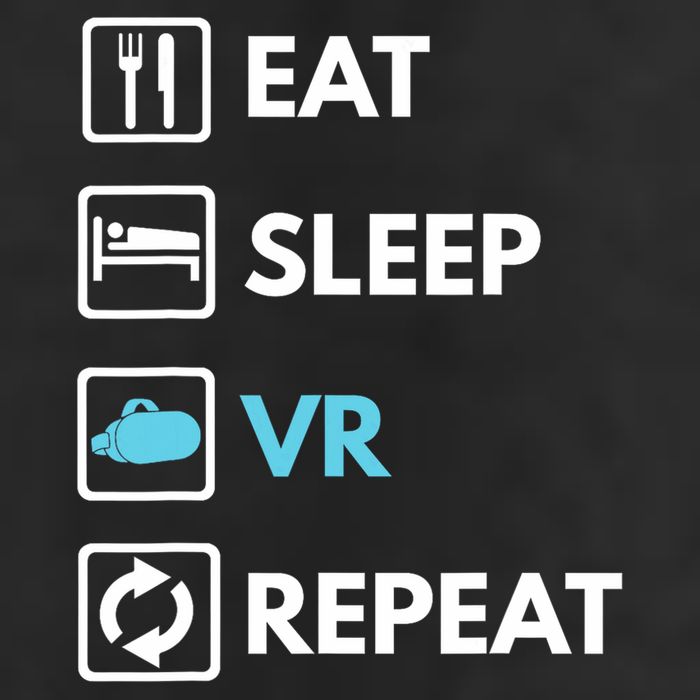 Eat Sleep Vr Repeat Funny Vr Gamer Boy Vr Athlete 11oz C Handle Ceramic Mug