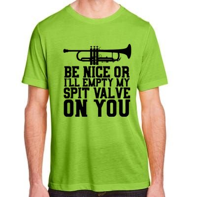 Empty Spit Valve Trumpet For Trumpet Player Adult ChromaSoft Performance T-Shirt