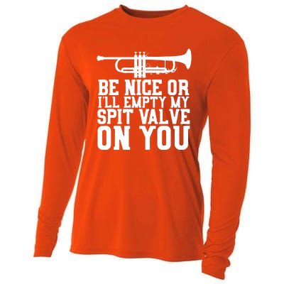 Empty Spit Valve Trumpet For Trumpet Player Cooling Performance Long Sleeve Crew