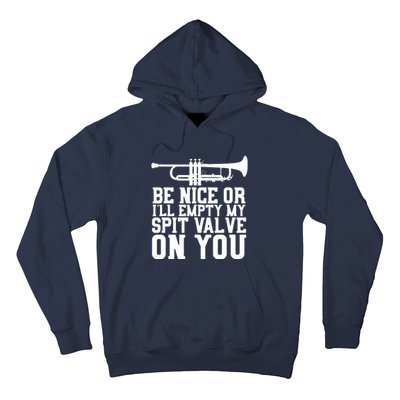 Empty Spit Valve Trumpet For Trumpet Player Hoodie